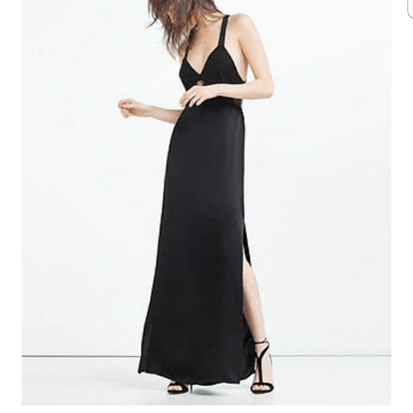 ZARA MAXI DRESS SIZE M - Picture 3 of 8